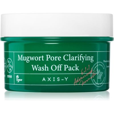 AXIS-Y 6+1+1 Advanced Formula Mugwort Pore Clarifying Wash Off Pack hloubkově čisticí maska se zklidňujícím účinkem 100 ml - parfo.cz