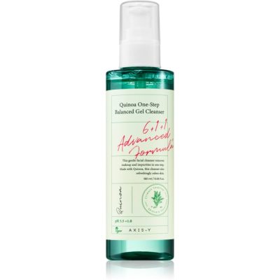 AXIS-Y 6+1+1 Advanced Formula Quinoa One-Step Balanced Gel Cleanser čisticí a odličovací gel pro citlivou pleť 180 ml - parfo.cz