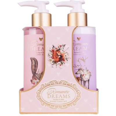 Accentra Romantic Dreams Tea Rose & Velvet dárková sada na ruce - parfo.cz