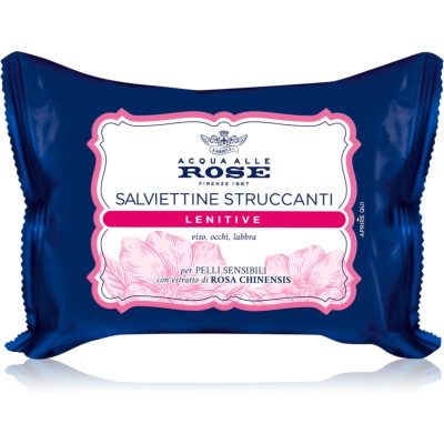 Acqua Alle Rose Lenitiva vlhčené čisticí ubrousky se zklidňujícím účinkem 20 ks - parfo.cz