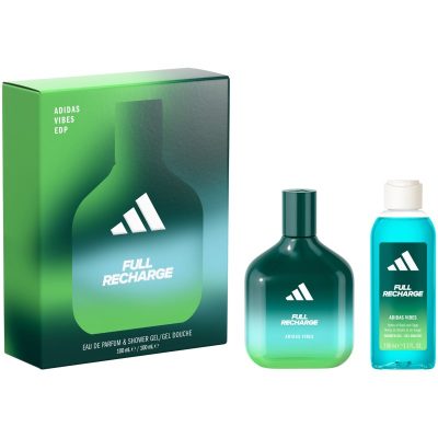 Adidas Vibes Full Recharge dárková sada na tělo unisex - parfo.cz