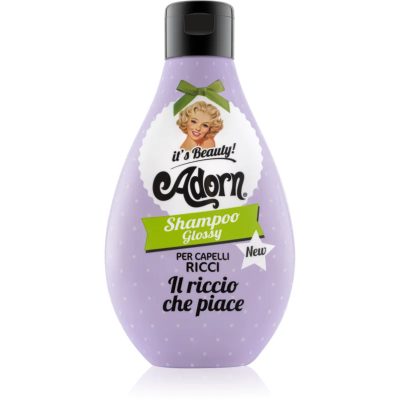 Adorn Glossy Shampoo šampon pro kudrnaté a vlnité vlasy pro lesk vlnitých a kudrnatých vlasů Shampoo Glossy 250 ml - parfo.cz