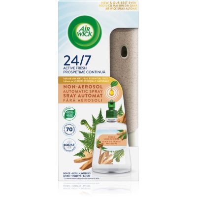 Air Wick Active Fresh Fresh Sandalwood automatický osvěžovač vzduchu s náplní 228 ml - parfo.cz