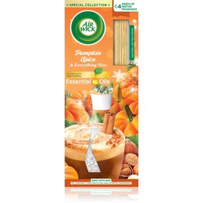 Air Wick Reed Diffuser Pumpkin Spice & Everything Fine aroma difuzér s náplní 25 ml - parfo.cz