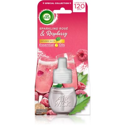 Air Wick Sparkling Rose & Raspberry elektrický osvěžovač vzduchu náhradní náplň 19 ml - parfo.cz