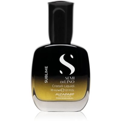 Alfaparf Milano Semi di Lino Sublime Cristalli hydratační olej pro lesk a hebkost vlasů 30 ml - parfo.cz