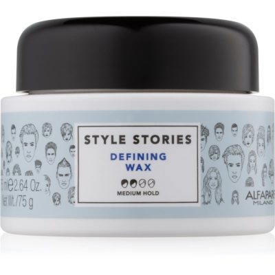 Alfaparf Milano Style Stories The Range Paste tvarující vosková pasta střední zpevnění Defining Wax 75 ml - parfo.cz