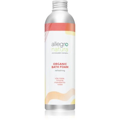 Allegro Natura Organic osvěžující pěna do koupele 250 ml - parfo.cz