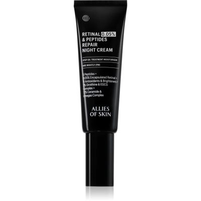 Allies of Skin 0.05% Retinal & Peptides revitalizační noční krém 48 ml - parfo.cz