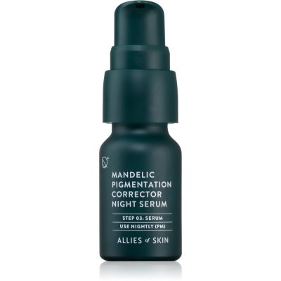 Allies of Skin Mandelic noční sérum pro sjednocení barevného tónu pleti 8 ml - parfo.cz