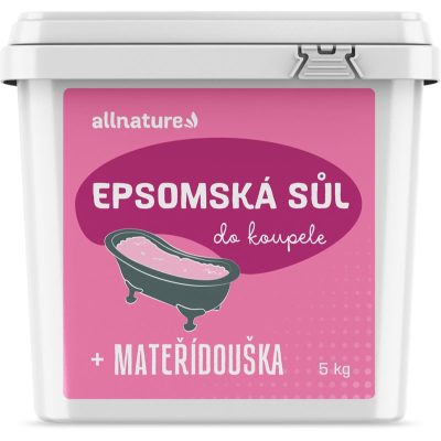 Allnature Epsomská sůl Mateřídouška sůl do koupele 5000 g - parfo.cz