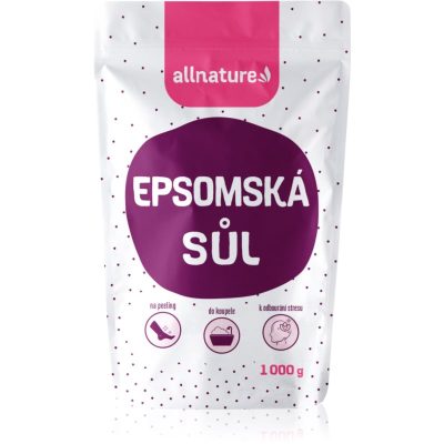 Allnature Epsomská sůl sůl do koupele 1000 g - parfo.cz