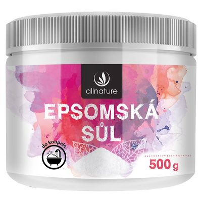 Allnature Epsomská sůl sůl do koupele 500 g - parfo.cz