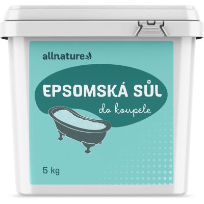 Allnature Epsomská sůl sůl do koupele 5000 g - parfo.cz