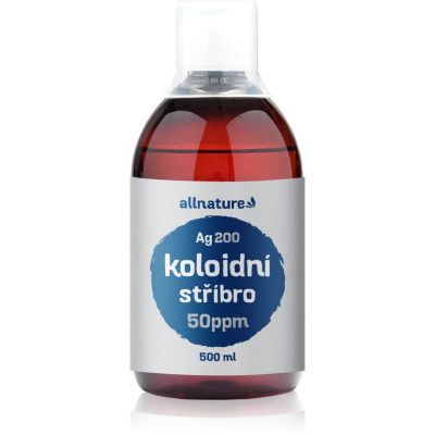 Allnature Koloidní stříbro Ag200 50 ppm zklidňující čisticí tonikum 500 ml - parfo.cz