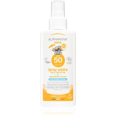 Alphanova Sun Baby opalovací sprej pro děti 125 g - parfo.cz