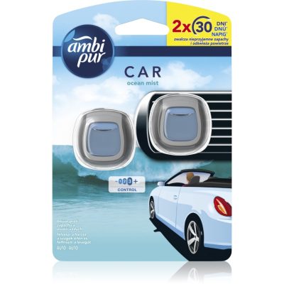 AmbiPur Car Ocean osvěžovač vzduchu do auta 2x2 ml - parfo.cz