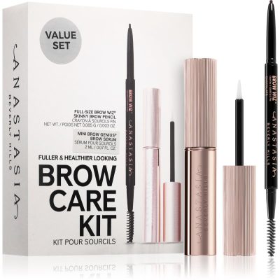 Anastasia Beverly Hills Brow Care Kit sada na obočí odstín Dark Brown - parfo.cz