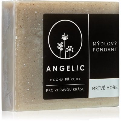Angelic Mýdlový fondant Mrtvé moře extra jemné přírodní mýdlo 105 g - parfo.cz
