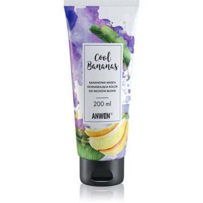 Anwen Cool Bananas barvicí maska pro blond vlasy 200 ml - parfo.cz