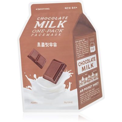 A’pieu One-Pack Milk Mask Chocolate pečující plátýnková maska 21 g - parfo.cz