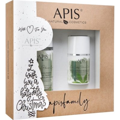 Apis Natural Cosmetics Cannabis Home Care dárková sada na obličej 2 ks - parfo.cz
