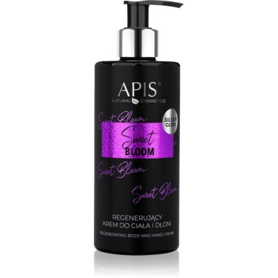 Apis Natural Cosmetics Sweet Bloom regenerační krém na ruce a tělo 300 ml - parfo.cz