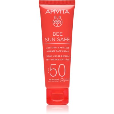 Apivita Bee Sun Safe ochranný krém proti stárnutí pleti SPF 50 50 ml - parfo.cz