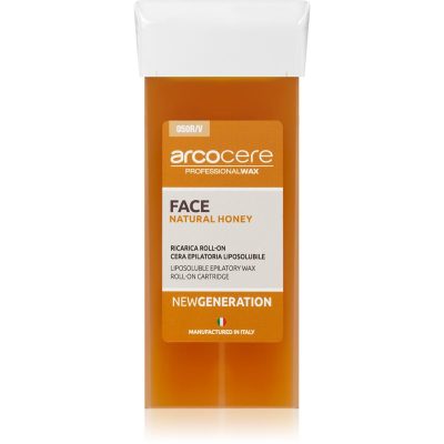 Arcocere Professional Wax Face Natural Honey epilační vosk na obličej náhradní náplň 100 ml - parfo.cz