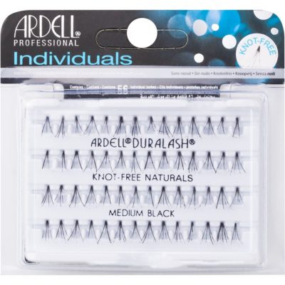 Ardell Individuals trsové nalepovací řasy bez uzlíku Medium Black 56 ks - parfo.cz