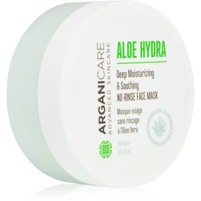 Arganicare Aloe Hydra No-Rinse Face Mask hloubkově hydratační maska se zklidňujícím účinkem 150 ml - parfo.cz