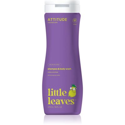 Attitude Little Leaves Vanilla & Pear dětský mycí gel a šampon 473 ml - parfo.cz