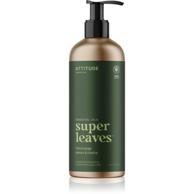 Attitude Super Leaves Essentials přírodní mýdlo na ruce Bergamot & Ylang Ylang 473 ml - parfo.cz
