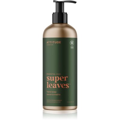 Attitude Super Leaves Essentials přírodní mýdlo na ruce Patchouli & Black Pepper 473 ml - parfo.cz