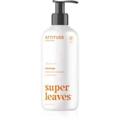 Attitude Super Leaves Orange Leaves přírodní tekuté mýdlo na ruce s detoxikačním účinkem 473 ml - parfo.cz