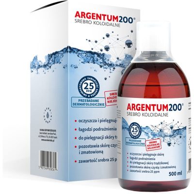 Aura Herbals Argentum 200 Collodial Silver 25 ppm tonikum s koloidním stříbrem 500 ml - parfo.cz