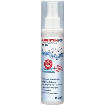 Aura Herbals Argentum 200 Collodial Silver 50 ppm čisticí tonikum s koloidním stříbrem 150 ml - parfo.cz