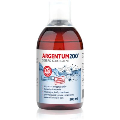 Aura Herbals Argentum 200 Collodial Silver 50 ppm čisticí tonikum s koloidním stříbrem 500 ml - parfo.cz