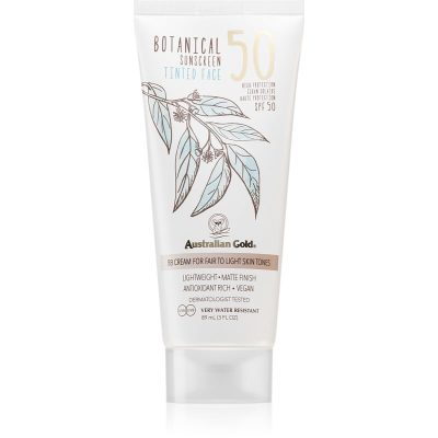 Australian Gold Botanical Tinted Face tónovací ochranný krém SPF 50 Fair To Light 88 ml - parfo.cz