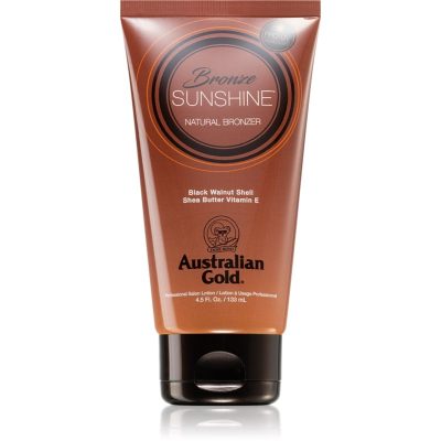 Australian Gold Bronze Sunshine opalovací krém do solária s bronzerem 133 ml - parfo.cz