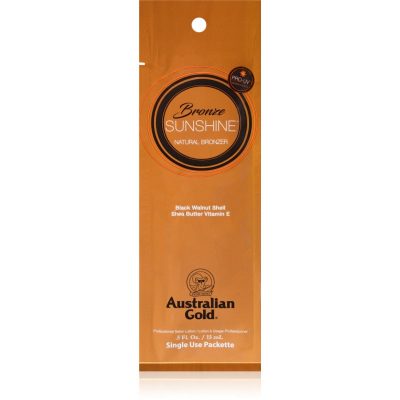 Australian Gold Bronze Sunshine opalovací krém do solária s bronzerem 15 ml - parfo.cz