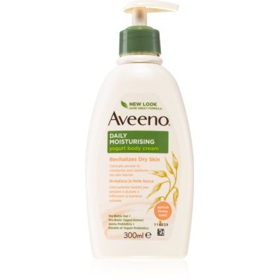 Aveeno Daily Moisturising Yoghurt body cream vyživující tělové mléko Apricot & Yoghurt 300 ml - parfo.cz