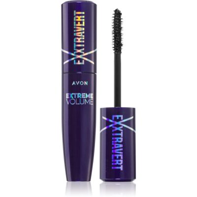 Avon Exxtravert Extreme Volume voděodolná prodlužující řasenka pro extra objem odstín Brown Black 9