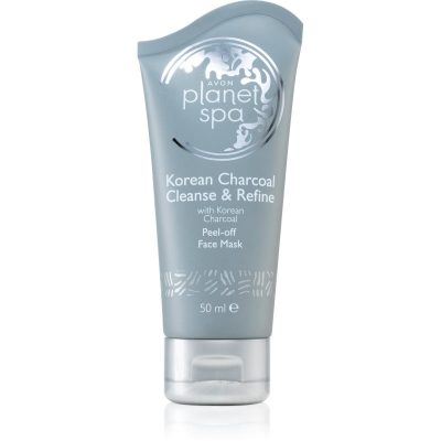 Avon Planet Spa Korean Charcoal Cleanse & Refine slupovací pleťová maska s aktivním uhlím 50 ml - parfo.cz