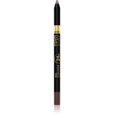 Avon Power Stay 24h gelová tužka na oči odstín Chocolate Brown 1