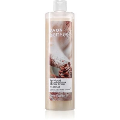 Avon Senses Indulgent Whipped Cocoa revitalizační sprchový krém 500 ml - parfo.cz