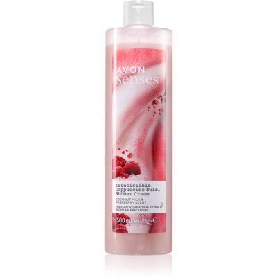 Avon Senses Irresistible Cappuccino Swirl povzbuzující sprchový krém 500 ml - parfo.cz