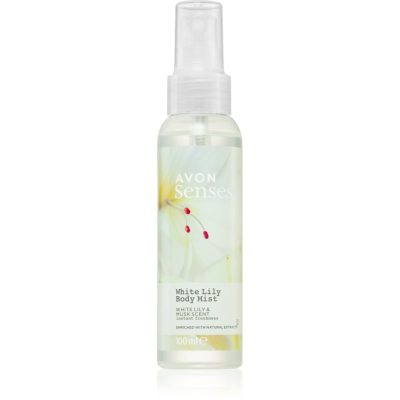 Avon Senses White Lily & Musk osvěžující tělový sprej 100 ml - parfo.cz