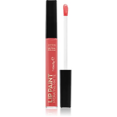 Avon Ultra Colour Paint saténová rtěnka s matným efektem odstín Peachy Sunrise 7 ml - parfo.cz