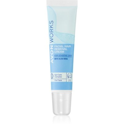 Avon Works Aloe Vera depilační krém na obličej 15 ml - parfo.cz